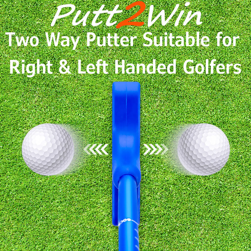 Putt2Win Adjustable Golf Putter - Junior Golf Putter with an Extendabl